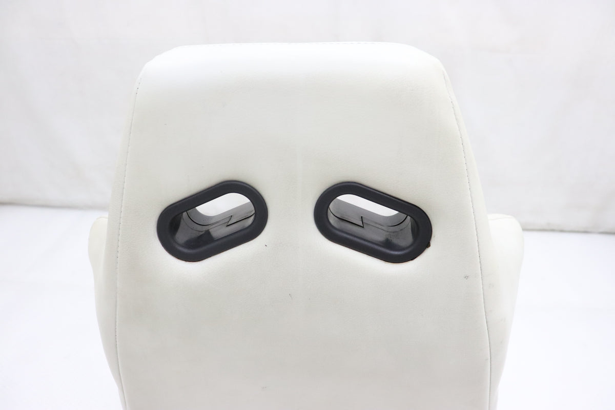 【USED】 Mazda Speed Sport Seat White Leather LHS - FD3S