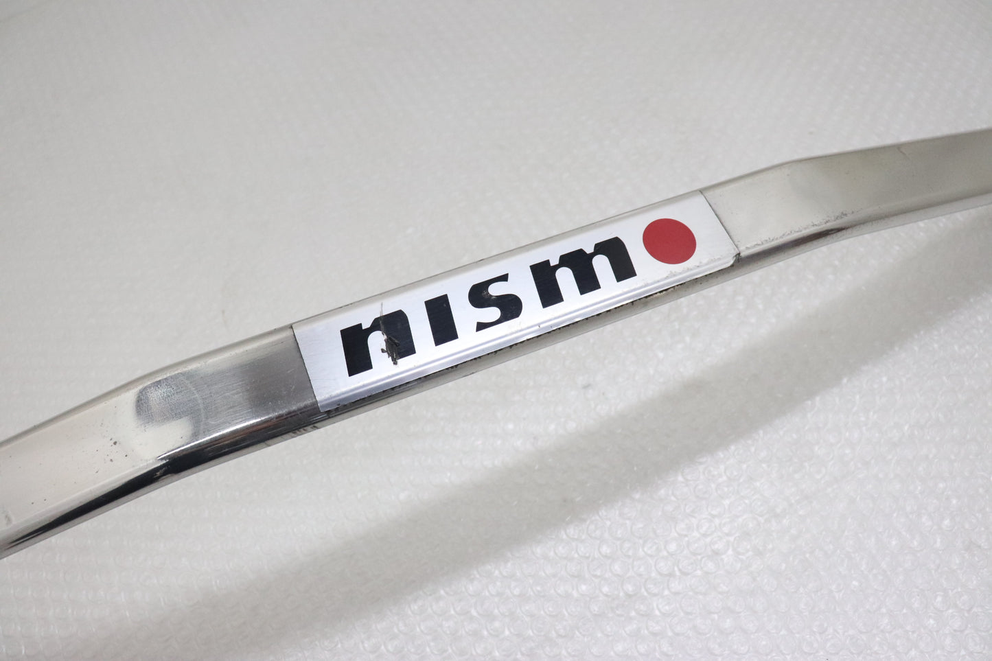 【USED】 Nismo Old Logo Front Tower Bar & Master Cylinder Stopper - BCNR33