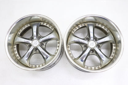 【USED】 Work VS KF 17×9JJ -3 5H/PCD114.3 Hub Diameter 73 - 2 Wheels Set