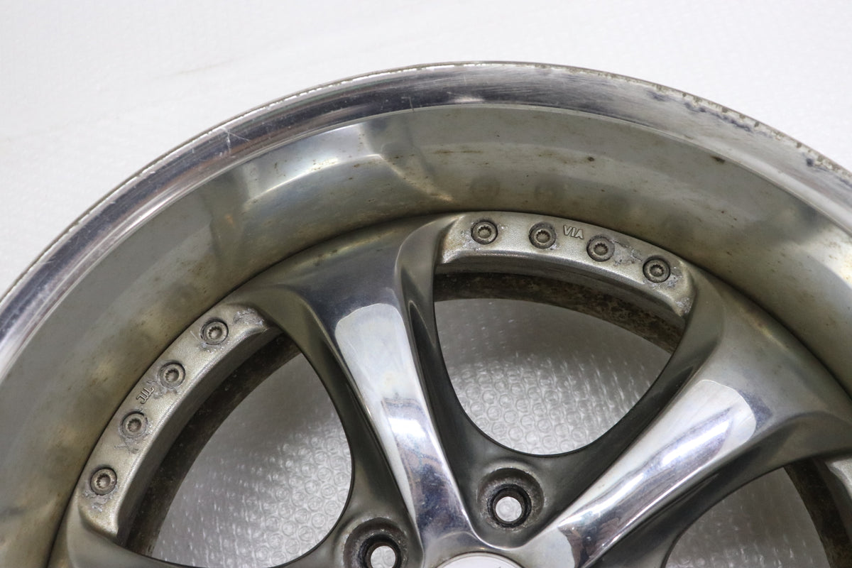 【USED】 Work VS KF 17×9JJ -3 5H/PCD114.3 Hub Diameter 73 - 2 Wheels Set