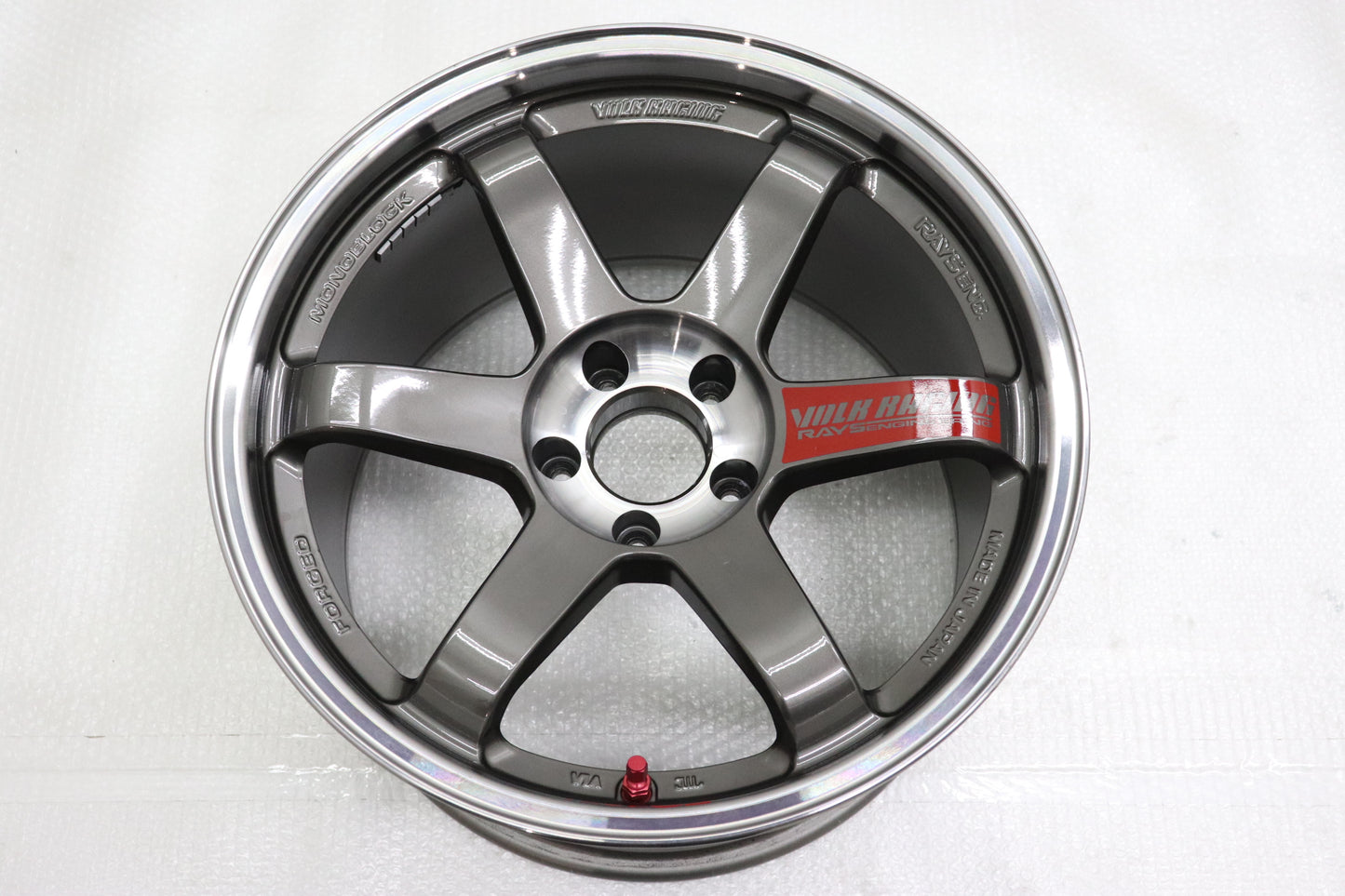 USED RAYS VR TE37SL 18x11J+18 5H/PCD114.3 4pcs Set