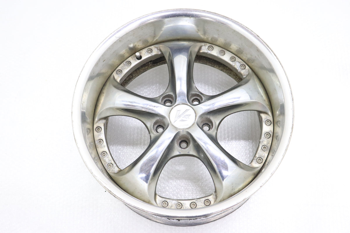 【USED】 Work VS KF 17×9JJ -3 5H/PCD114.3 Hub Diameter 73 - 2 Wheels Set