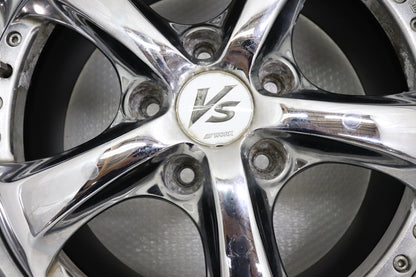 【USED】Work VS KF 17×9JJ +35 5H/PCD114.3 Hub Diameter 73 -2 Piece Set