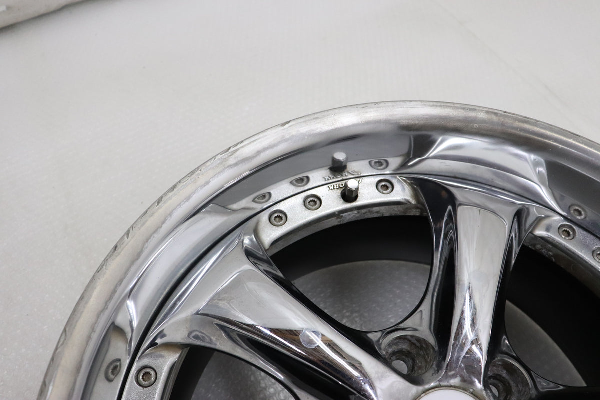 【USED】Work VS KF 17×9JJ +35 5H/PCD114.3 Hub Diameter 73 -2 Piece Set