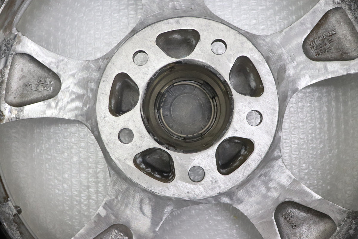 【USED】Work VS KF 17×9JJ +35 5H/PCD114.3 Hub Diameter 73 -2 Piece Set