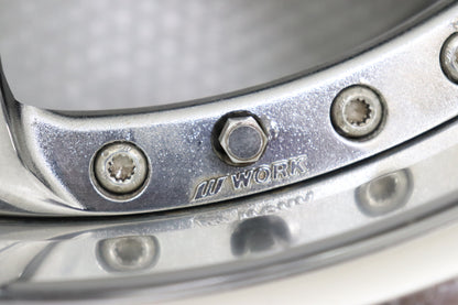 【USED】Work VS KF 17×9JJ +35 5H/PCD114.3 Hub Diameter 73 -2 Piece Set