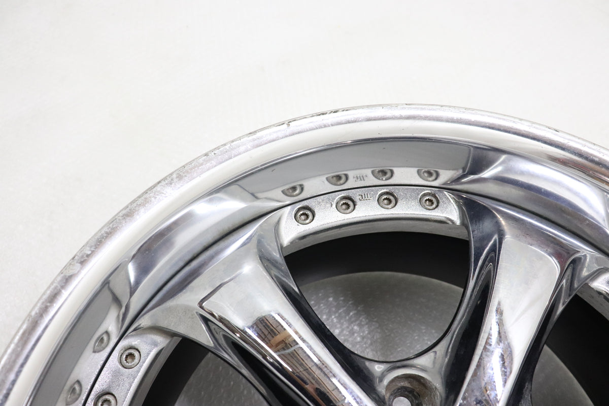 【USED】Work VS KF 17×9JJ +35 5H/PCD114.3 Hub Diameter 73 -2 Piece Set