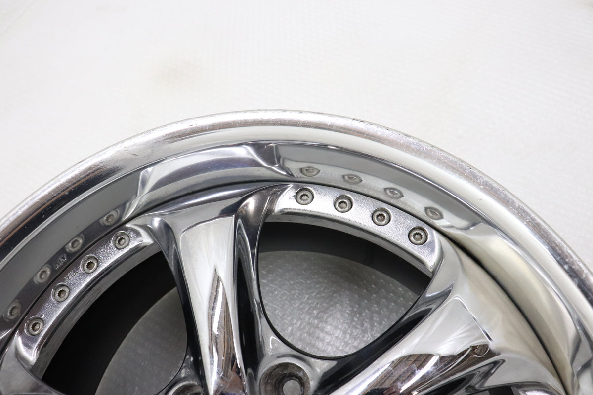 【USED】Work VS KF 17×9JJ +35 5H/PCD114.3 Hub Diameter 73 -2 Piece Set