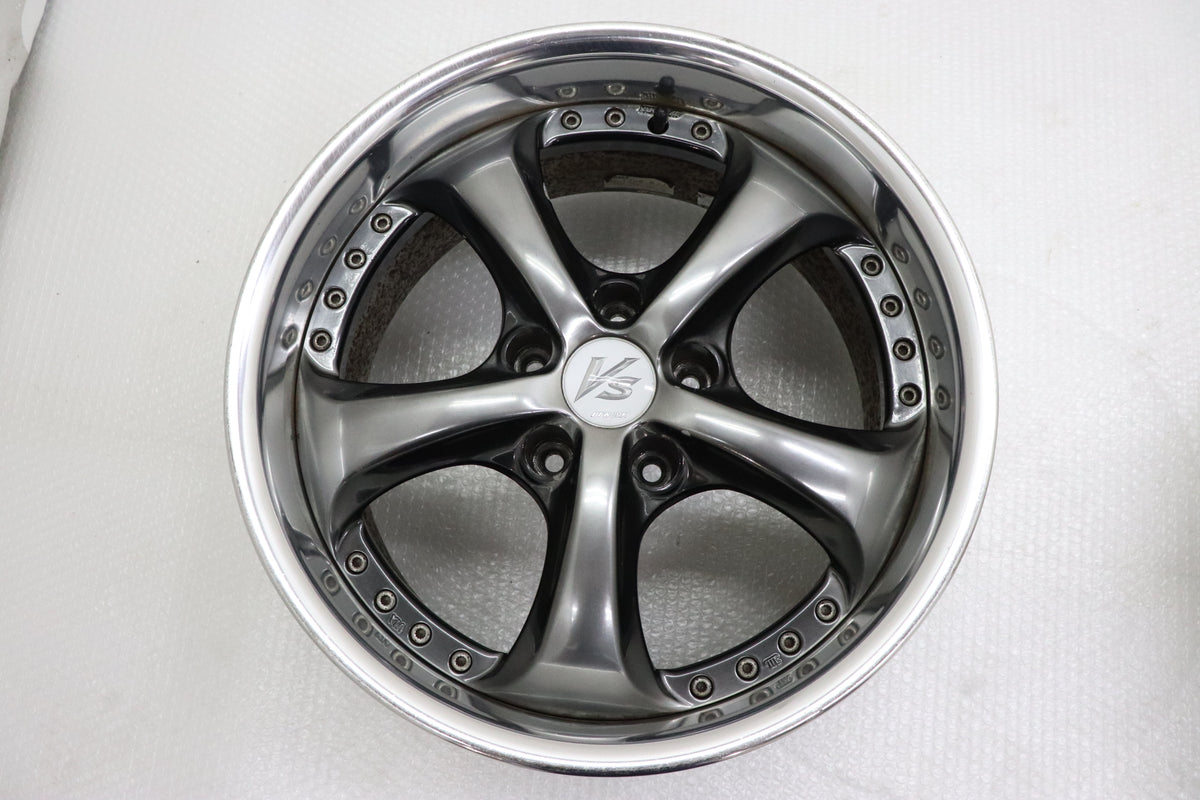 【USED】 Work VS KF 17×8.5JJ +11 5H/PCD114.3 Hub Diameter 73 -2 Piece Set