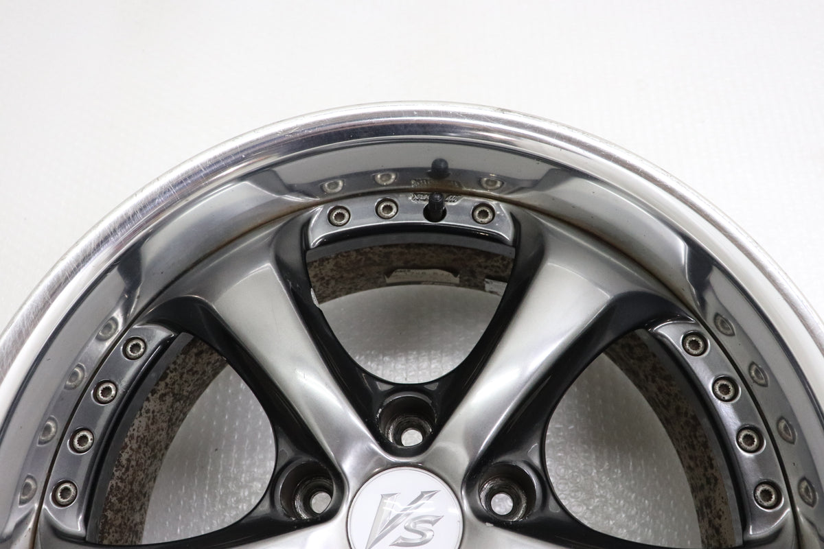 【USED】 Work VS KF 17×8.5JJ +11 5H/PCD114.3 Hub Diameter 73 -2 Piece Set