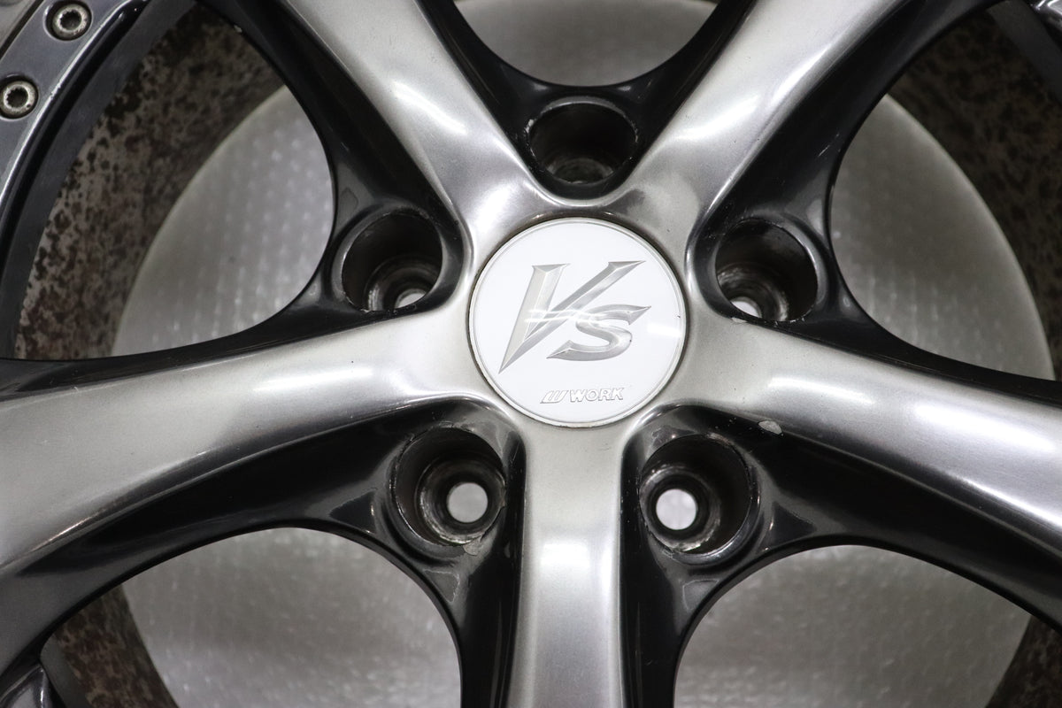 【USED】 Work VS KF 17×8.5JJ +11 5H/PCD114.3 Hub Diameter 73 -2 Piece Set
