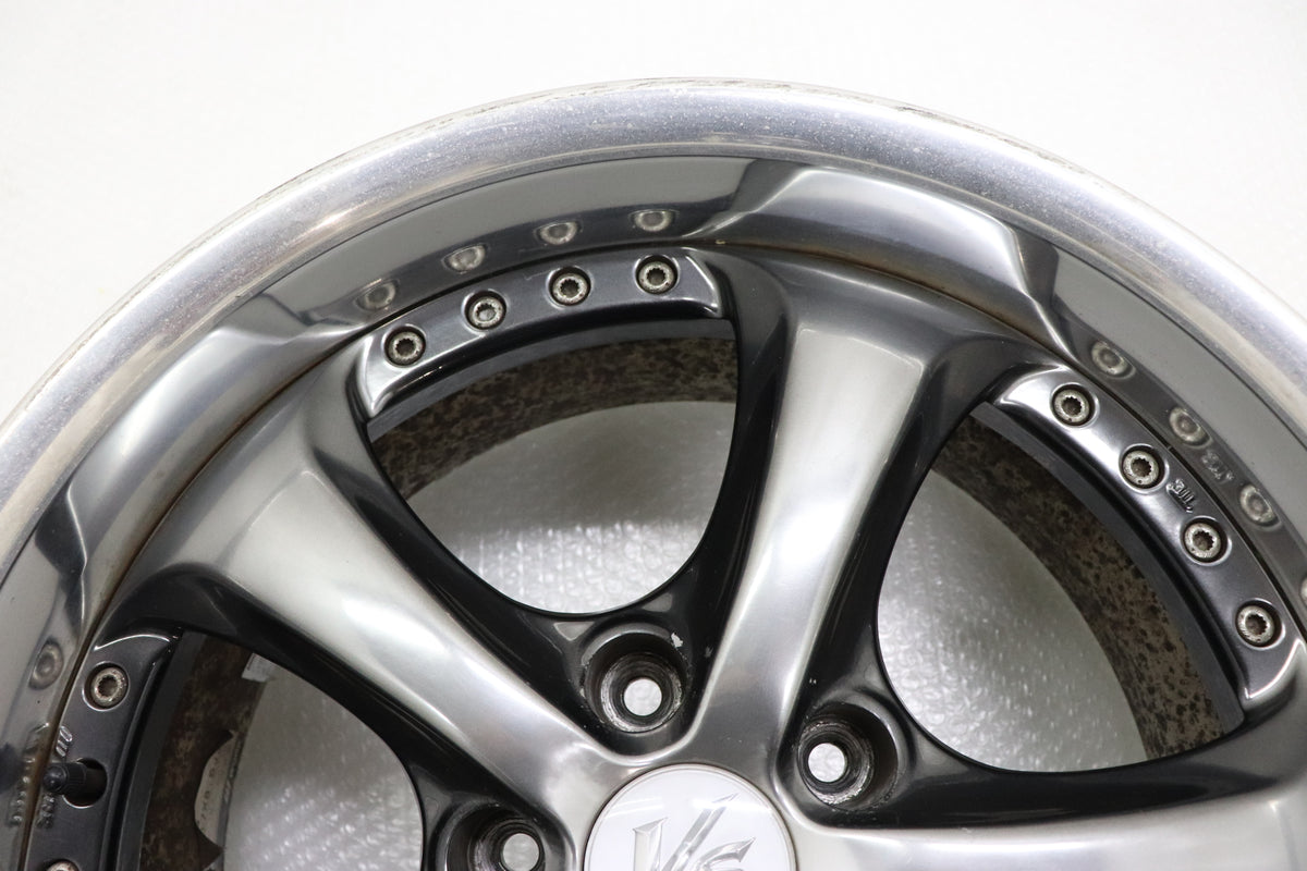 【USED】 Work VS KF 17×8.5JJ +11 5H/PCD114.3 Hub Diameter 73 -2 Piece Set