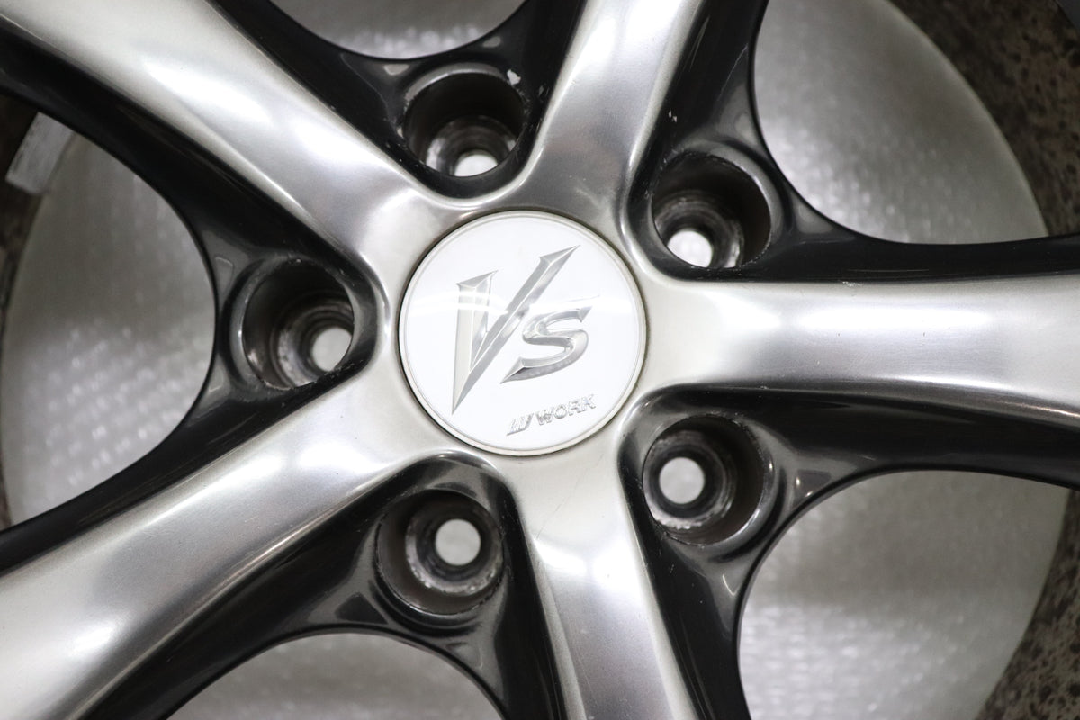 【USED】 Work VS KF 17×8.5JJ +11 5H/PCD114.3 Hub Diameter 73 -2 Piece Set